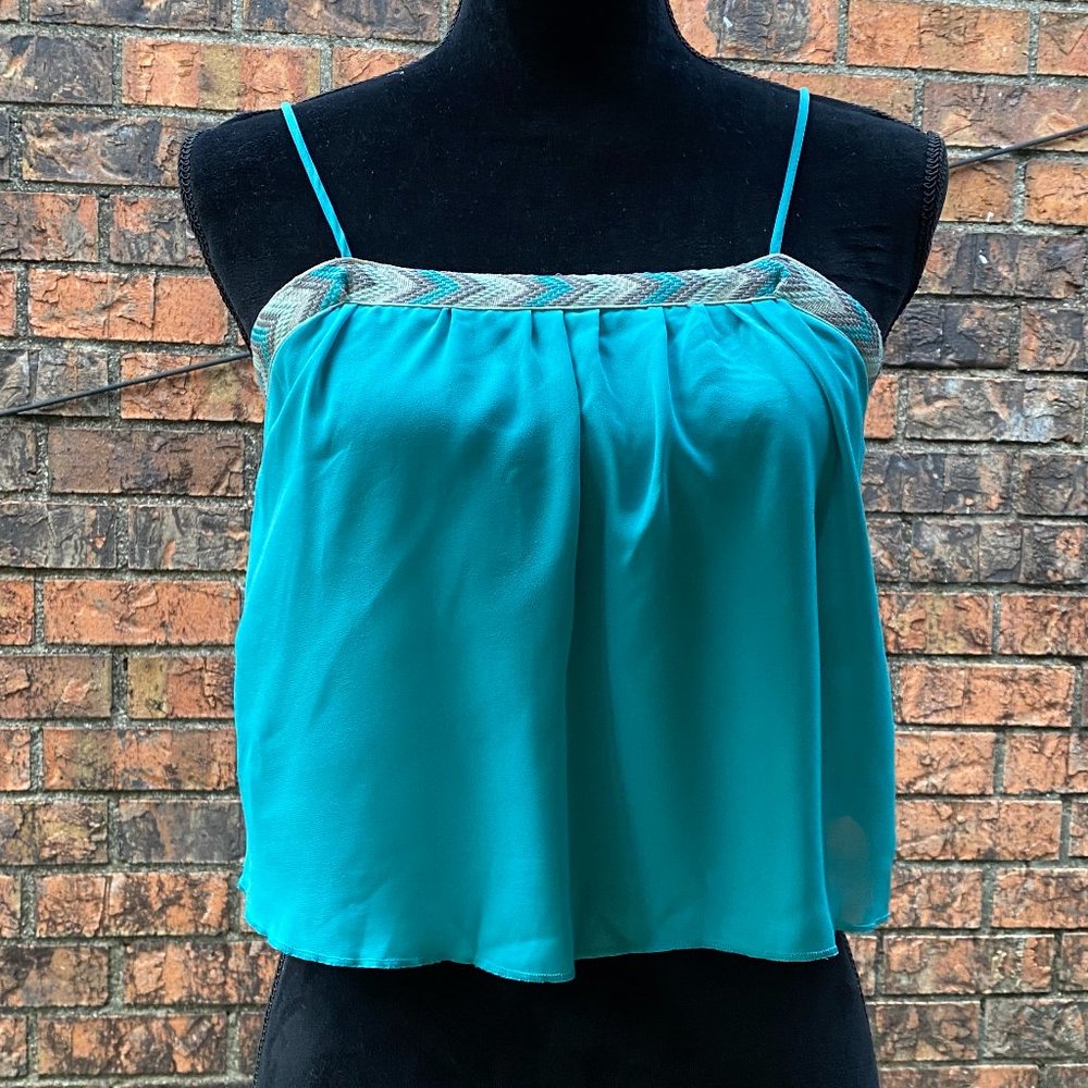 LA Hearts Flowy Crop Top